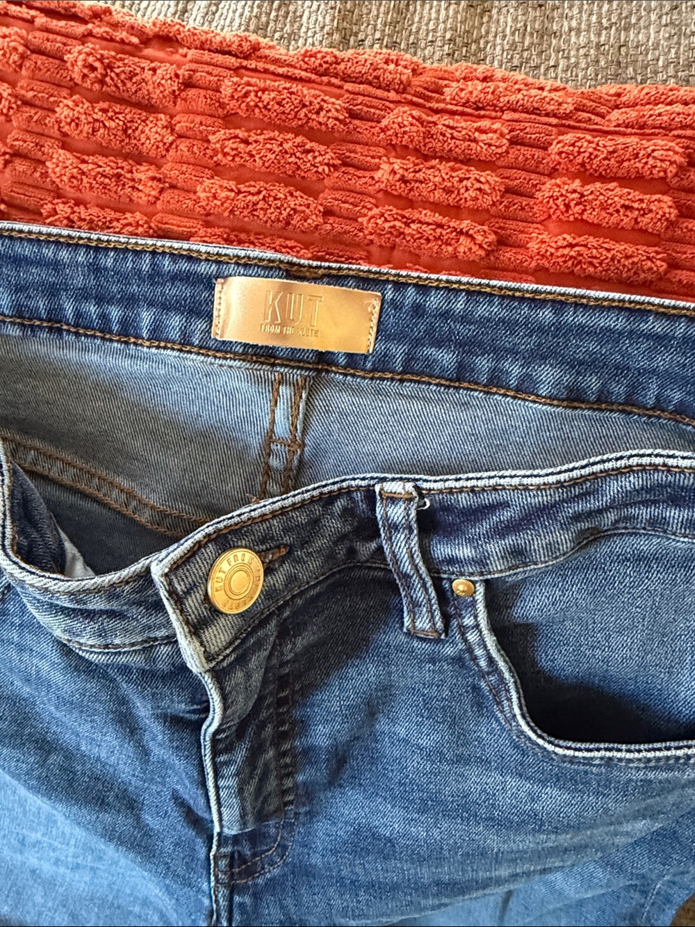 Kut from the Kloth Mid Blue High Rise Jeans
